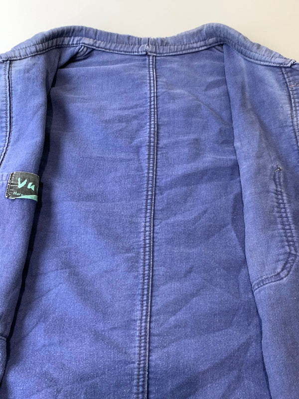 【現状渡し品】【メンズ】 VULCAIN ヴァルカン 50-60'S FRENCH WORK MOLESKIN JACKET ロングスリーブ 146-250428-AS-72-min カラー：ブルー系 万代Net店