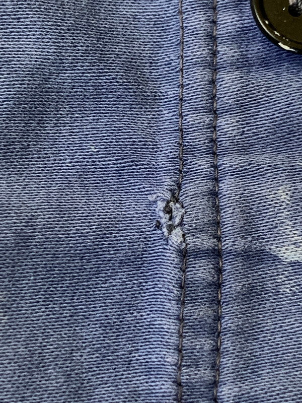 【現状渡し品】【メンズ】 VULCAIN ヴァルカン 50-60'S FRENCH WORK MOLESKIN JACKET ロングスリーブ 146-250428-AS-72-min カラー：ブルー系 万代Net店