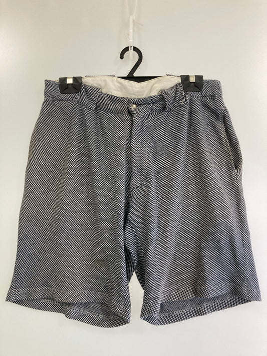 【中古品】【メンズ】 ENGINEERED GARMENTS エンジニアドガーメンツ ショーツ 151-250516-em-05-min サイズ：S カラー：グレー/ネイビー（チェッカーフラッグ柄） 万代Net店