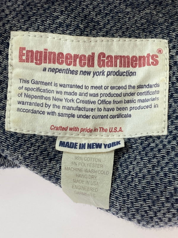 【中古品】【メンズ】 ENGINEERED GARMENTS エンジニアドガーメンツ ショーツ 151-250516-em-05-min サイズ：S カラー：グレー/ネイビー（チェッカーフラッグ柄） 万代Net店