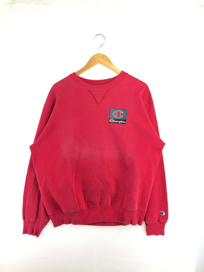 【現状渡し品】【メンズ】 CHAMPION チャンピオン 90's SWEATSHIRT 90年代 スウェットシャツ トレーナー トップス 146-260516-rt-22-tagh サイズ：XL カラー：レッド 万代Net店