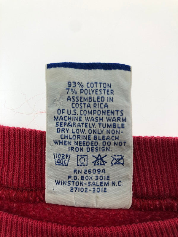 【現状渡し品】【メンズ】 CHAMPION チャンピオン 90's SWEATSHIRT 90年代 スウェットシャツ トレーナー トップス 146-260516-rt-22-tagh サイズ：XL カラー：レッド 万代Net店