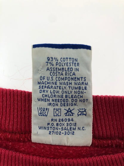 【現状渡し品】【メンズ】 CHAMPION チャンピオン 90's SWEATSHIRT 90年代 スウェットシャツ トレーナー トップス 146-260516-rt-22-tagh サイズ：XL カラー：レッド 万代Net店