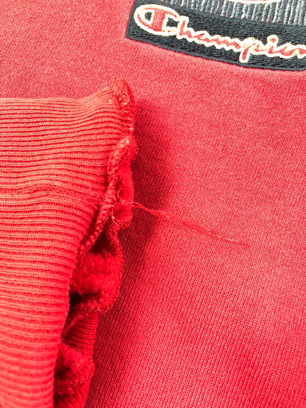 【現状渡し品】【メンズ】 CHAMPION チャンピオン 90's SWEATSHIRT 90年代 スウェットシャツ トレーナー トップス 146-260516-rt-22-tagh サイズ：XL カラー：レッド 万代Net店