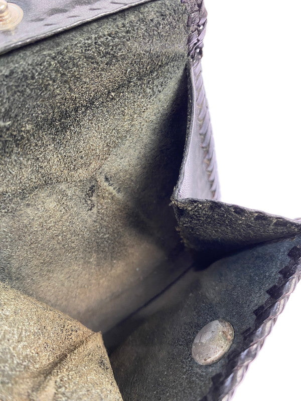 【現状渡し品】【メンズ】 SAAD LEATHER WALLET サード レザー ウォレット 二つ折り財布 201-250522-yn-07-min カラー：ブラック 万代Net店