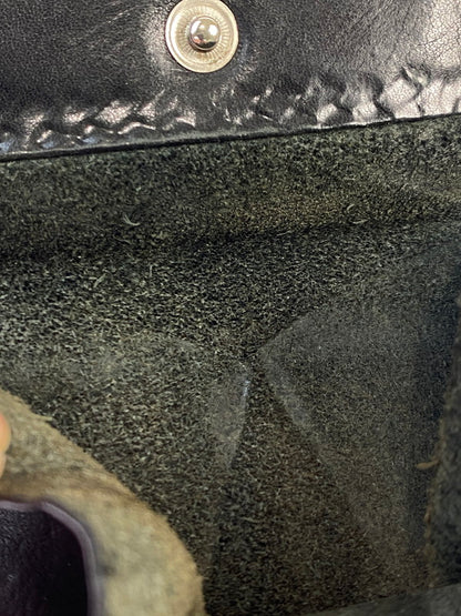 【現状渡し品】【メンズ】 SAAD LEATHER WALLET サード レザー ウォレット 二つ折り財布 201-250522-yn-07-min カラー：ブラック 万代Net店