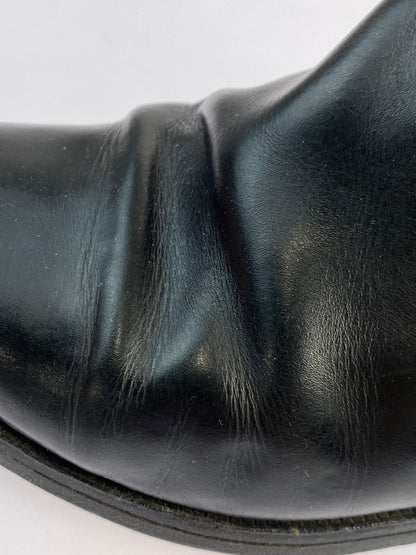 【現状渡し品】【レディース】 Burberrys バーバリーズ ジョッパーブーツ ストラップ レザーブーツ 靴 シューズ 167-250519-AS-18-min サイズ：4 1/2 カラー：ブラック 万代Net店