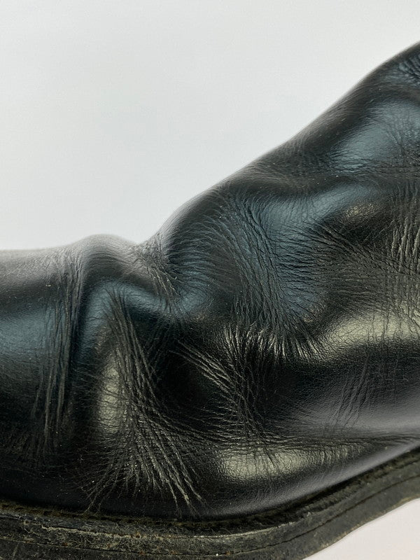 【現状渡し品】【レディース】 Burberrys バーバリーズ ジョッパーブーツ ストラップ レザーブーツ 靴 シューズ 167-250519-AS-18-min サイズ：4 1/2 カラー：ブラック 万代Net店