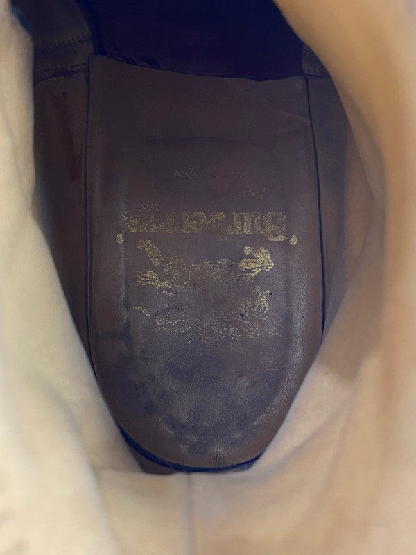 【現状渡し品】【レディース】 Burberrys バーバリーズ ジョッパーブーツ ストラップ レザーブーツ 靴 シューズ 167-250519-AS-18-min サイズ：4 1/2 カラー：ブラック 万代Net店