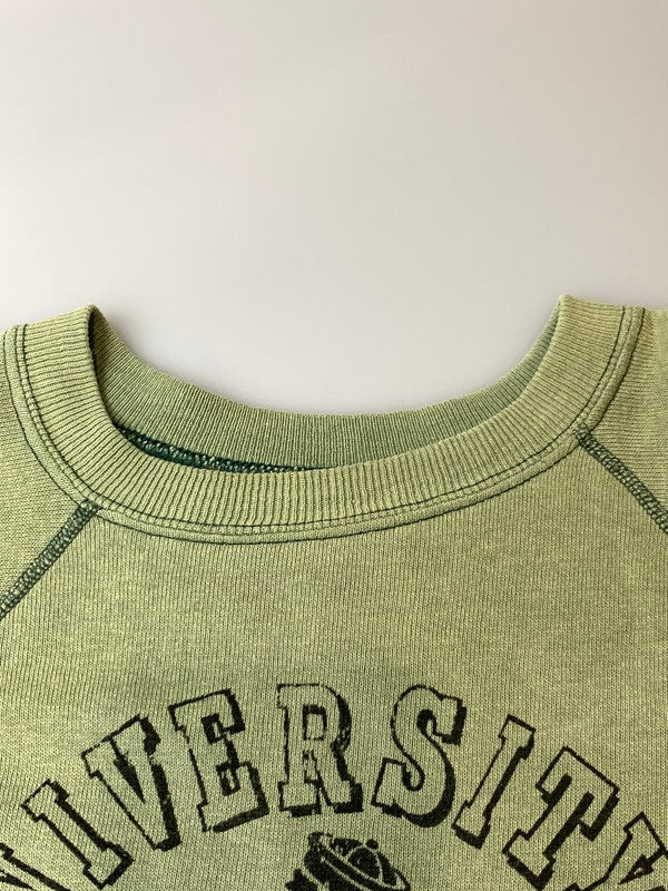 【現状渡し品】【メンズ】 VINTAGE 60S ”UNIVERSITY MIAMI" RAGLAN SWEATSHIRT スウェット ショートスリーブ 146-250428-AS-71-min カラー：グリーン 万代Net店