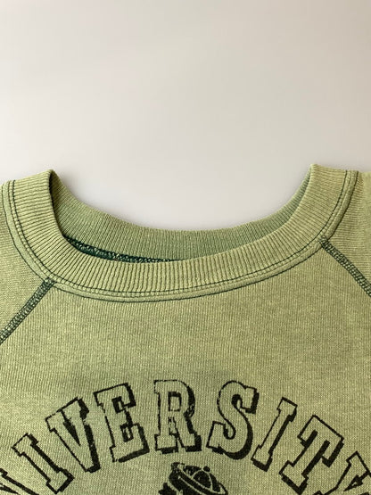 【現状渡し品】【メンズ】 VINTAGE 60S ”UNIVERSITY MIAMI" RAGLAN SWEATSHIRT スウェット ショートスリーブ 146-250428-AS-71-min カラー：グリーン 万代Net店