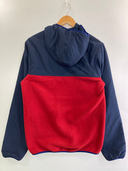 【中古品】【メンズ】 patagonia パタゴニア SHELLED SYNCHILA FLEECE HOODIE 25470FA15 シェルド シンチラ フリース フーディ フリースジャケット ナイロンジャケット メンズ 144-250509-em-05-min サイズ：S カラー：ネイビー/レッド 万代Net店