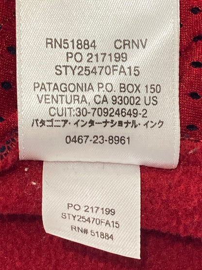 【中古品】【メンズ】 patagonia パタゴニア SHELLED SYNCHILA FLEECE HOODIE 25470FA15 シェルド シンチラ フリース フーディ フリースジャケット ナイロンジャケット メンズ 144-250509-em-05-min サイズ：S カラー：ネイビー/レッド 万代Net店