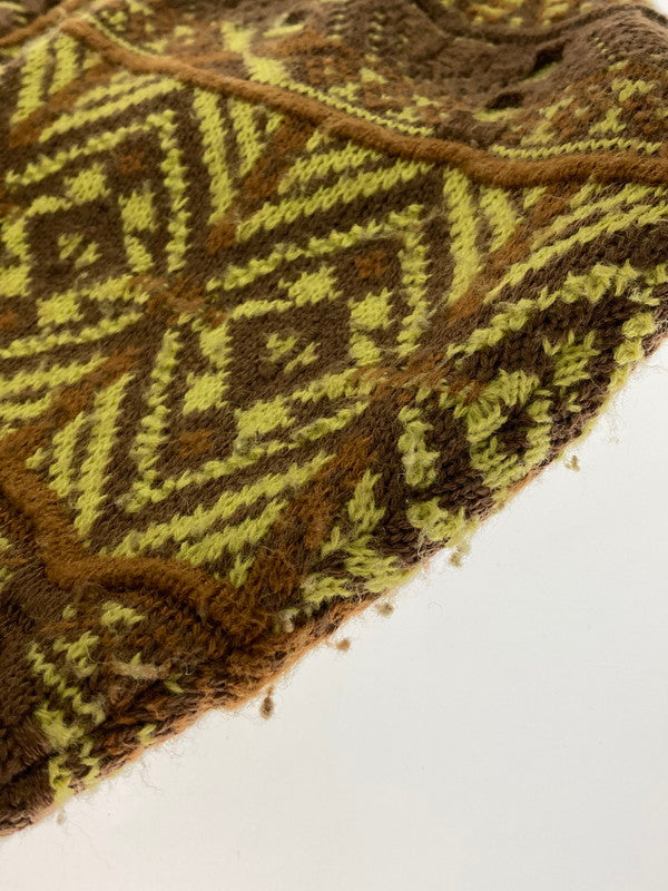 【中古品】【メンズ】 Iroquois イロコイ 279201 7GG COOGI TUCK KNIT CARDIGAN ニット カーディガン 140-250503-AS-1-min サイズ：2 カラー：ブラウン系 万代Net店