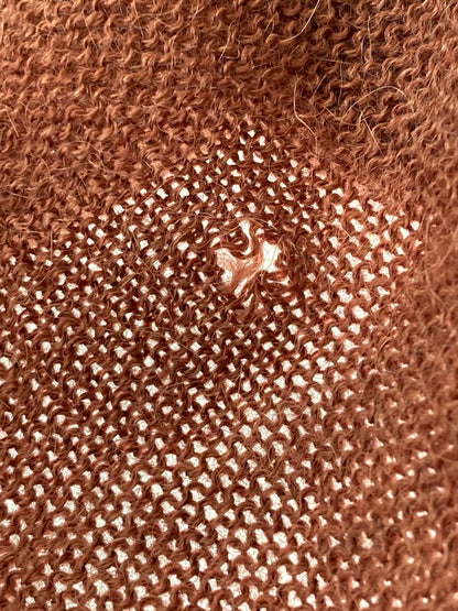 【中古品】【メンズ】 PERUVIAN CONNECTION CARDIGAN ペルビアンコネクション アルパカ カーディガン トップス ペルー製 146-250517-yn-13-min サイズ：L カラー：ブラウン系 万代Net店