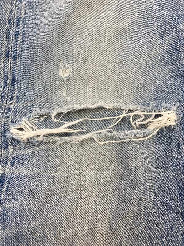 【中古品】【メンズ】 HYSTERIC GLAMOUR ヒステリックグラマー DAMAGE DENIM PANTS 02172AP06 ダメージデニムパンツ ボトムス 151-260709-yn-25-min サイズ：30 カラー：ライトインディゴ 万代Net店