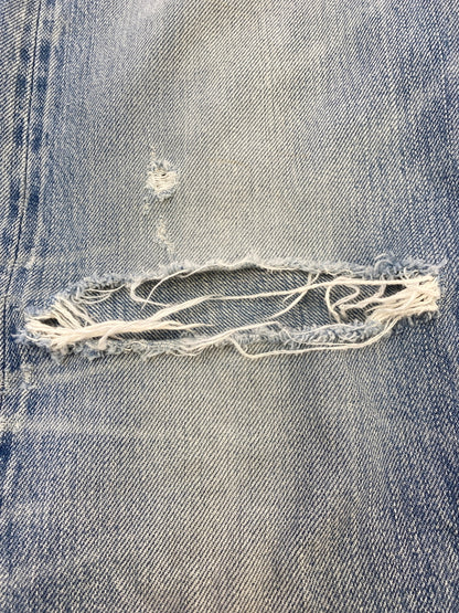 【中古品】【メンズ】 HYSTERIC GLAMOUR ヒステリックグラマー DAMAGE DENIM PANTS 02172AP06 ダメージデニムパンツ ボトムス 151-260709-yn-25-min サイズ：30 カラー：ライトインディゴ 万代Net店