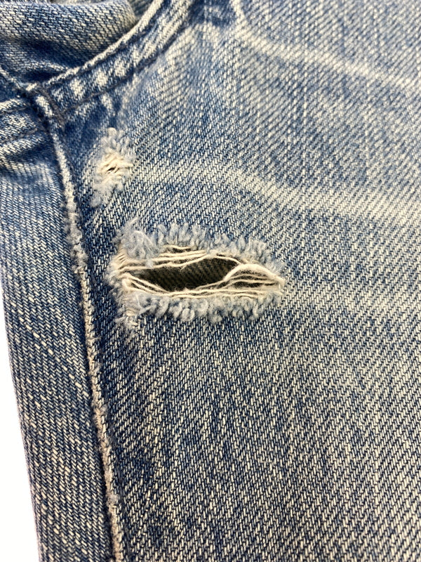 【中古品】【メンズ】 HYSTERIC GLAMOUR ヒステリックグラマー DAMAGE DENIM PANTS 02172AP06 ダメージデニムパンツ ボトムス 151-260709-yn-25-min サイズ：30 カラー：ライトインディゴ 万代Net店