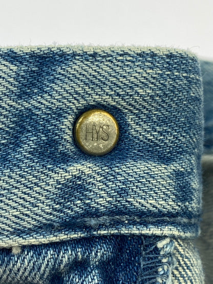 【中古品】【メンズ】 HYSTERIC GLAMOUR ヒステリックグラマー DAMAGE DENIM PANTS 02172AP06 ダメージデニムパンツ ボトムス 151-260709-yn-25-min サイズ：30 カラー：ライトインディゴ 万代Net店