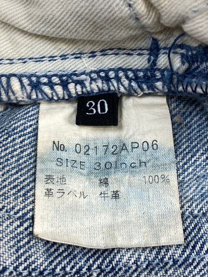 【中古品】【メンズ】 HYSTERIC GLAMOUR ヒステリックグラマー DAMAGE DENIM PANTS 02172AP06 ダメージデニムパンツ ボトムス 151-260709-yn-25-min サイズ：30 カラー：ライトインディゴ 万代Net店