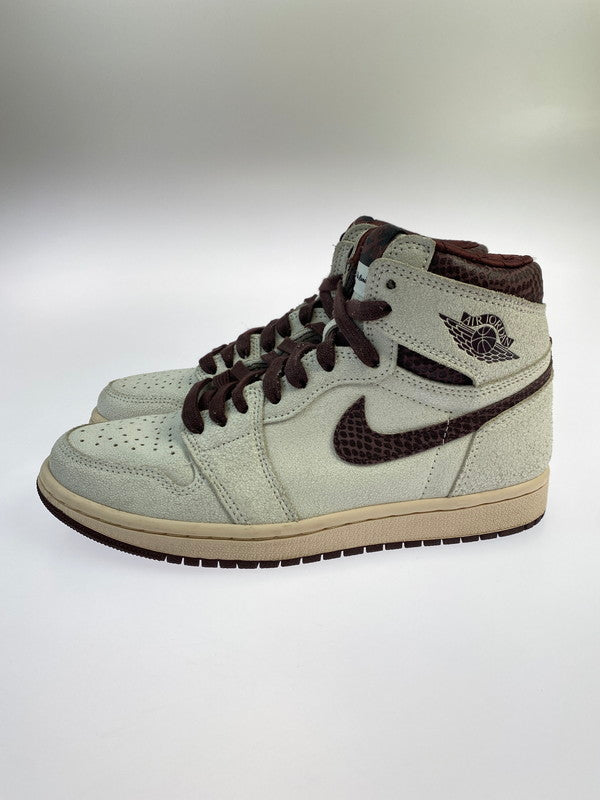 【中古美品】【レディース】 AIR JORDAN 1 RETRO HIGH OG SP A MA MANIERE DO7097-100 エア ジョーダン 1 レトロ ハイ ア マ マニエール スニーカー 靴 166-250507-yn-06-min サイズ：24.0cm US5.5 カラー：SAIL/BURGUNDY CRUSH 万代Net店