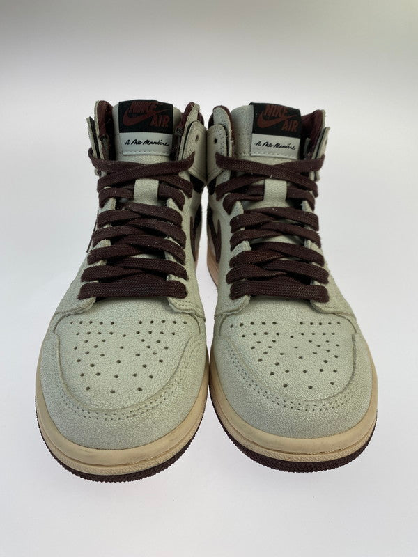 【中古美品】【レディース】 AIR JORDAN 1 RETRO HIGH OG SP A MA MANIERE DO7097-100 エア ジョーダン 1 レトロ ハイ ア マ マニエール スニーカー 靴 166-250507-yn-06-min サイズ：24.0cm US5.5 カラー：SAIL/BURGUNDY CRUSH 万代Net店