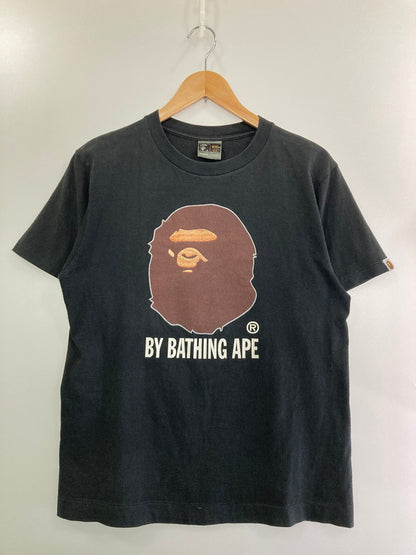 【中古品】【メンズ】 A BATHING APE アベイシングエイプ 90S BAPE HEAD LOGO TEE ショートスリーブ 142-250503-AS-4-min サイズ：M カラー：ブラック 万代Net店