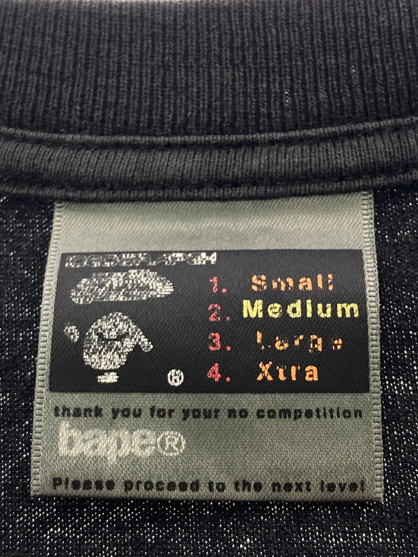 【中古品】【メンズ】 A BATHING APE アベイシングエイプ 90S BAPE HEAD LOGO TEE ショートスリーブ 142-250503-AS-4-min サイズ：M カラー：ブラック 万代Net店