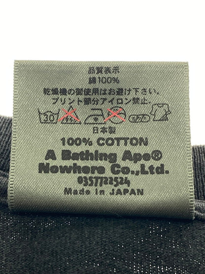 【中古品】【メンズ】 A BATHING APE アベイシングエイプ 90S BAPE HEAD LOGO TEE ショートスリーブ 142-250503-AS-4-min サイズ：M カラー：ブラック 万代Net店