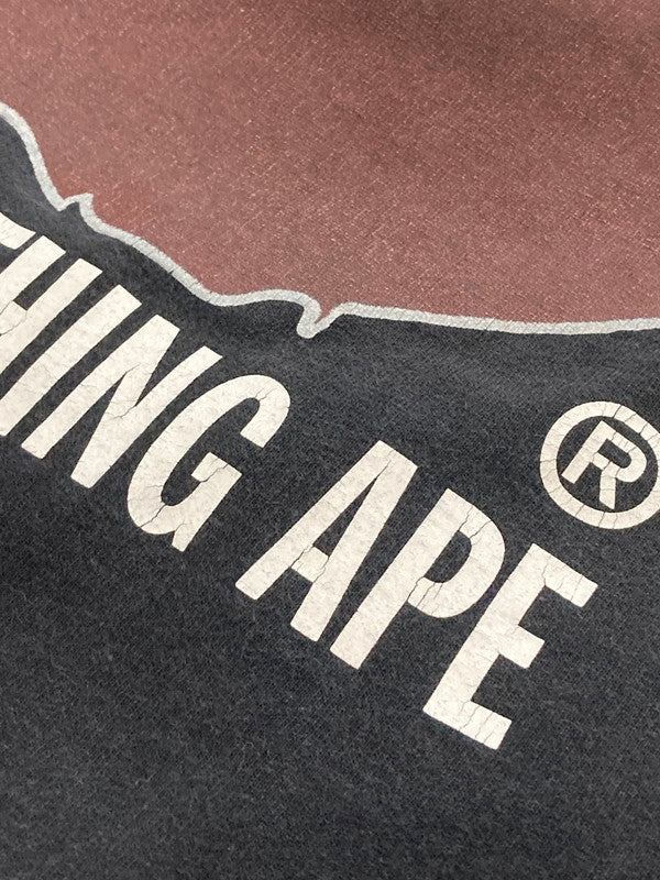 【中古品】【メンズ】 A BATHING APE アベイシングエイプ 90S BAPE HEAD LOGO TEE ショートスリーブ 142-250503-AS-4-min サイズ：M カラー：ブラック 万代Net店