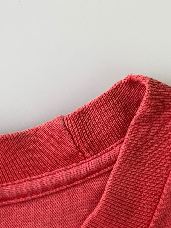 【中古品】【メンズ】 AEROSMITH エアロスミス 90S GET A GRIP WORLD TOUR TEE Tシャツ トップス 146-250503-ks-05-min サイズ：L カラー：ピンク系 万代Net店