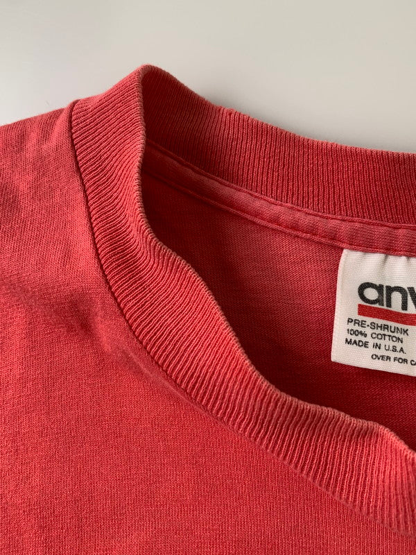 【中古品】【メンズ】 AEROSMITH エアロスミス 90S GET A GRIP WORLD TOUR TEE Tシャツ トップス 146-250503-ks-05-min サイズ：L カラー：ピンク系 万代Net店