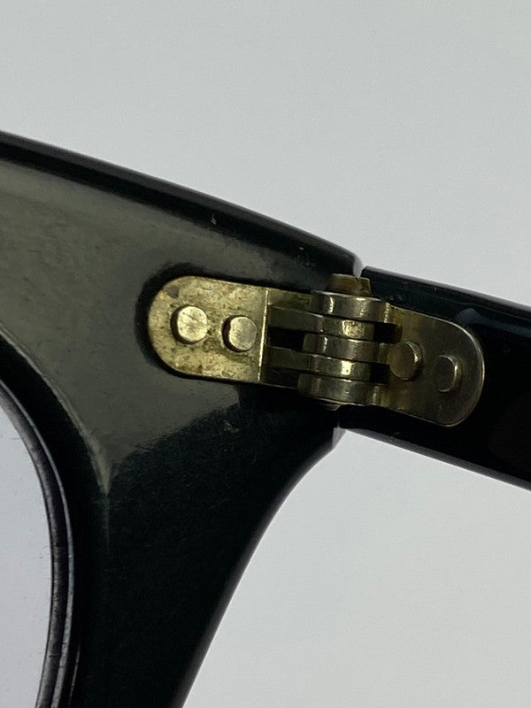 【現状渡し品】【メンズ】 BAUSCH & LOMB Z87 50S BLACK HORN RIMMED BIFOCAL GLASSES ボシュロム メガネ アイウェア 203-250523-yn-01-min サイズ：48□24 カラー：ブラック 万代Net店