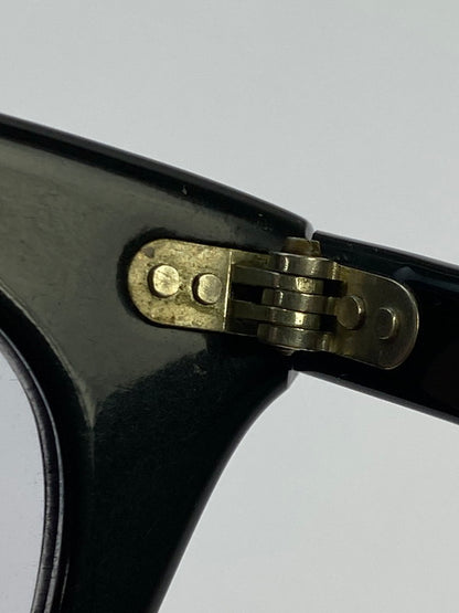 【現状渡し品】【メンズ】 BAUSCH & LOMB Z87 50S BLACK HORN RIMMED BIFOCAL GLASSES ボシュロム メガネ アイウェア 203-250523-yn-01-min サイズ：48□24 カラー：ブラック 万代Net店