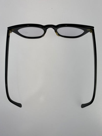 【現状渡し品】【メンズ】 BAUSCH & LOMB Z87 50S BLACK HORN RIMMED BIFOCAL GLASSES ボシュロム メガネ アイウェア 203-250523-yn-01-min サイズ：48□24 カラー：ブラック 万代Net店
