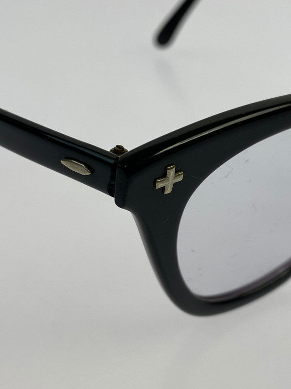 【現状渡し品】【メンズ】 BAUSCH & LOMB Z87 50S BLACK HORN RIMMED BIFOCAL GLASSES ボシュロム メガネ アイウェア 203-250523-yn-01-min サイズ：48□24 カラー：ブラック 万代Net店