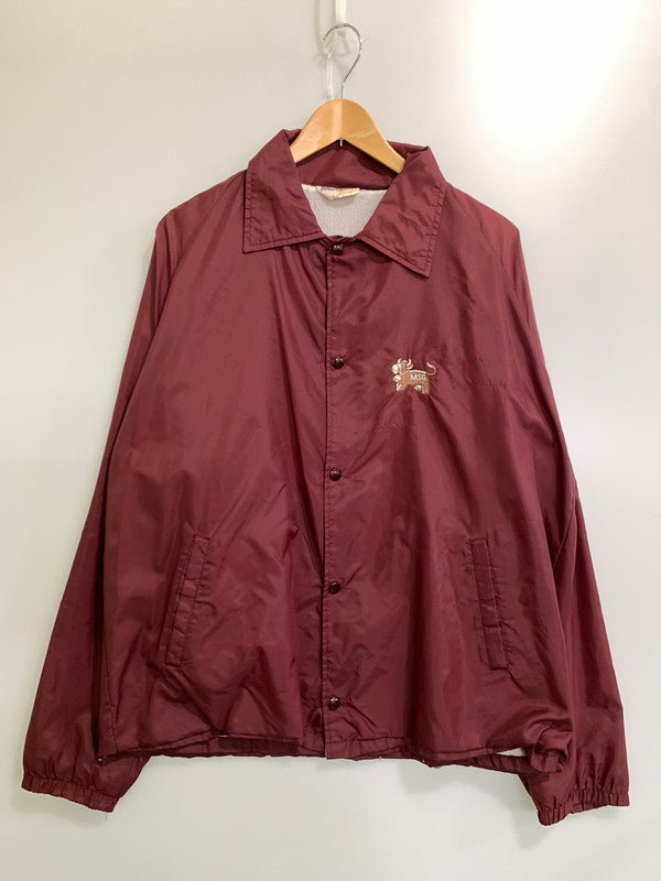 【現状渡し品】【メンズ】 MURINA ムリナ 80S USA製 COACH JACKET コーチジャケット ライトアウター 146-250731-AS-33-min サイズ：L カラー：レッドブラウン 万代Net店