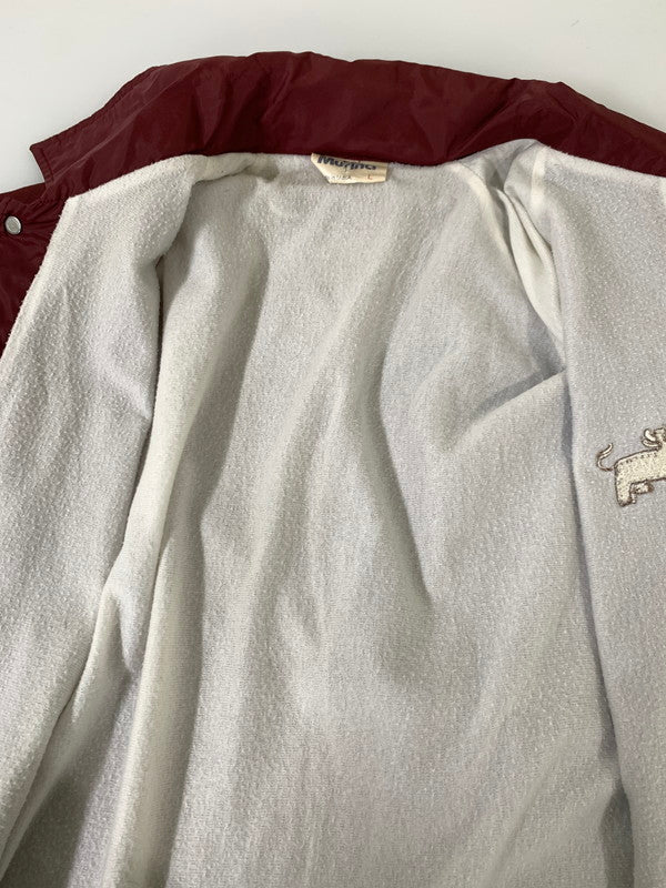 【現状渡し品】【メンズ】 MURINA ムリナ 80S USA製 COACH JACKET コーチジャケット ライトアウター 146-250731-AS-33-min サイズ：L カラー：レッドブラウン 万代Net店