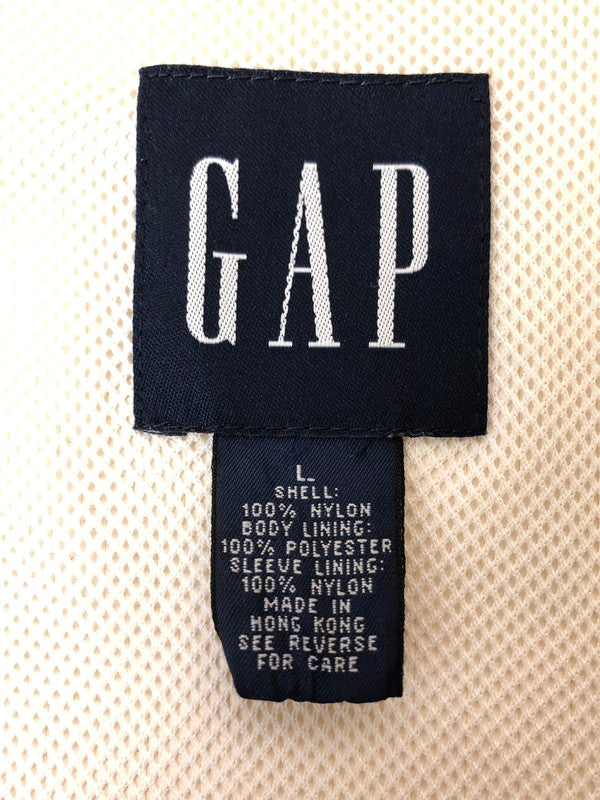 【中古品】【メンズ】 GAP ギャップ 紺タグ LS NYLON JACKET ナイロンジャケット 146-260423-zi-08-min サイズ：L カラー：イエロー 万代Net店