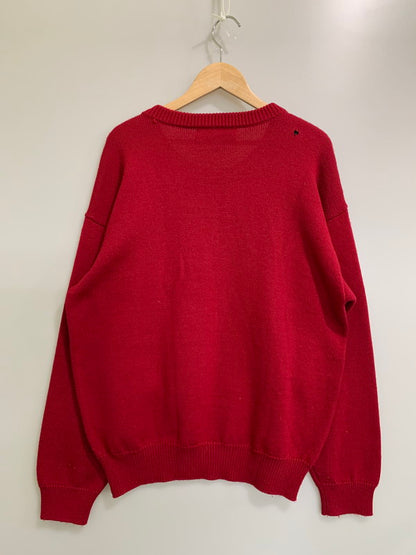 【中古品】【メンズ】 GAGMAN ギャグマン GOLF おじさん刺繍WOOL KNIT ゴルフ おじさん刺繍ウールニット トップス 146-260409-SH-08-min サイズ：4 カラー：マルチカラー 万代Net店