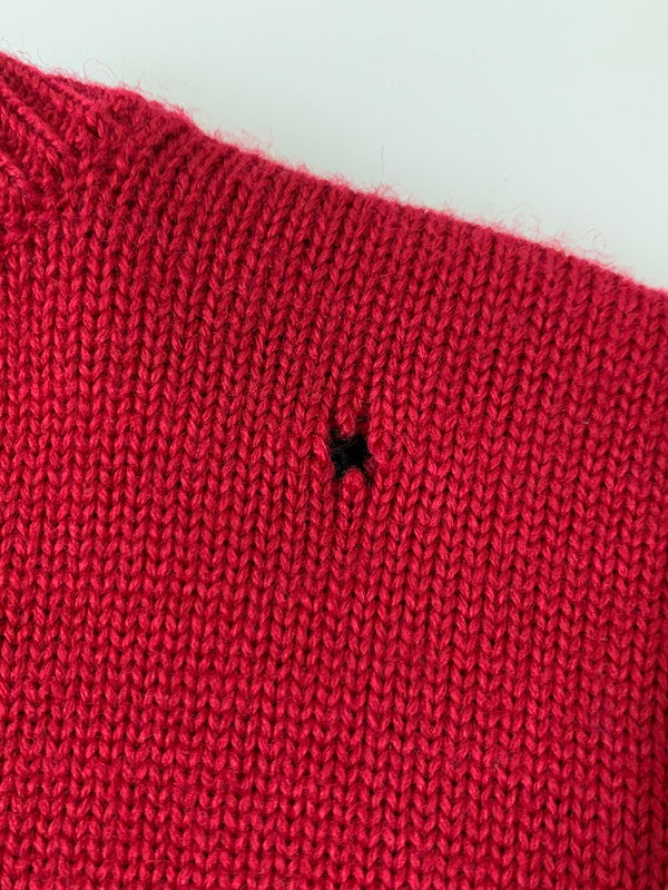 【中古品】【メンズ】 GAGMAN ギャグマン GOLF おじさん刺繍WOOL KNIT ゴルフ おじさん刺繍ウールニット トップス 146-260409-SH-08-min サイズ：4 カラー：マルチカラー 万代Net店