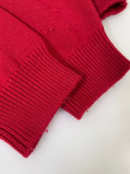 【中古品】【メンズ】 GAGMAN ギャグマン GOLF おじさん刺繍WOOL KNIT ゴルフ おじさん刺繍ウールニット トップス 146-260409-SH-08-min サイズ：4 カラー：マルチカラー 万代Net店