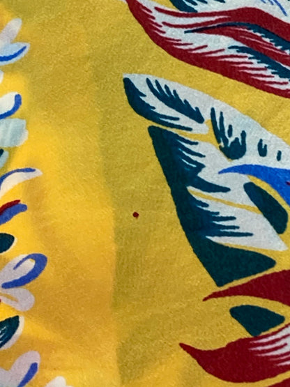 【中古品】【メンズ】 AVANTI アバンティ SILK SHIRT シルクシャツ トップス 146-250710-ks-103-min サイズ：M カラー：イエロー系 万代Net店