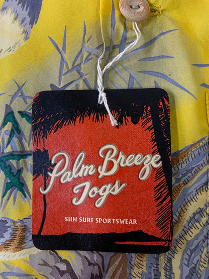 【中古品】【メンズ】 SUN SURF サンサーフ SPECIAL EDITION SS30213 PALM BREEZE TOGS SASA TORA SS ALOHA SHIRT アロハシャツ 145-250503-ks-27-min サイズ：XS カラー：イエロー系 万代Net店