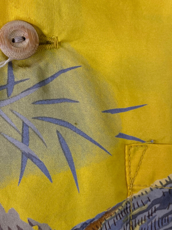 【中古品】【メンズ】 SUN SURF サンサーフ SPECIAL EDITION SS30213 PALM BREEZE TOGS SASA TORA SS ALOHA SHIRT アロハシャツ 145-250503-ks-27-min サイズ：XS カラー：イエロー系 万代Net店