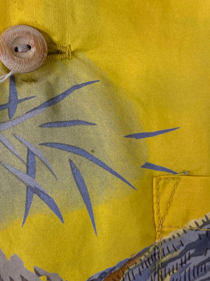 【中古品】【メンズ】 SUN SURF サンサーフ SPECIAL EDITION SS30213 PALM BREEZE TOGS SASA TORA SS ALOHA SHIRT アロハシャツ 145-250503-ks-27-min サイズ：XS カラー：イエロー系 万代Net店