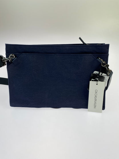 【中古品】【メンズ/レディース】 CALVIN KLEIN カルバンクライン CLUTCH BAG クラッチバッグ カバン 188-250520-AS-18-min カラー：ネイビー 万代Net店