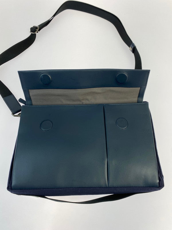 【中古品】【メンズ/レディース】 CALVIN KLEIN カルバンクライン CLUTCH BAG クラッチバッグ カバン 188-250520-AS-18-min カラー：ネイビー 万代Net店