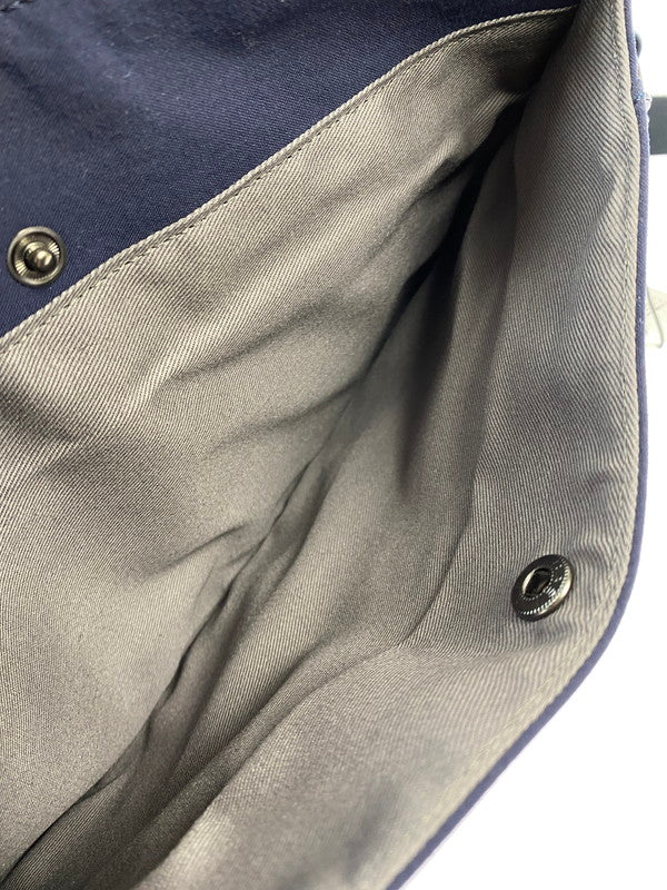 【中古品】【メンズ/レディース】 CALVIN KLEIN カルバンクライン CLUTCH BAG クラッチバッグ カバン 188-250520-AS-18-min カラー：ネイビー 万代Net店