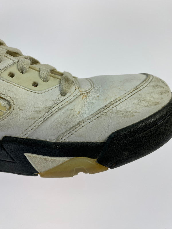 【現状渡し品】【メンズ】 NIKE ナイキ AIR JORDAN 5 RETRO 136027-100 エアジョーダン 5 レトロ スニーカー 靴 160-250509-yn-13-min サイズ：27.0cm US9 カラー：WHITE/FIRE RED-BLACK 万代Net店